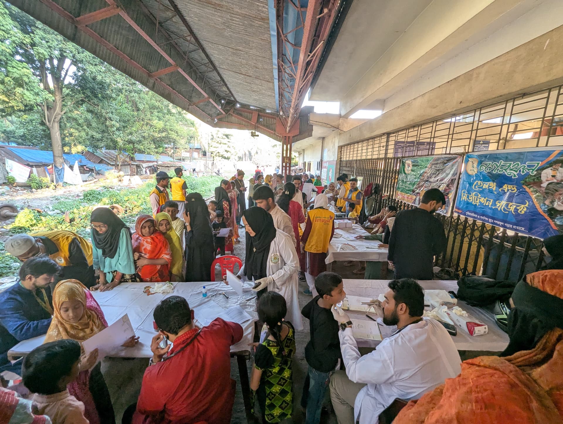 নগরফুল হেলথ এন্ড নিউট্রিশন টিমের স্বাস্থ্য ও পুষ্টি সেবা ক্যাম্প- ২০২৫